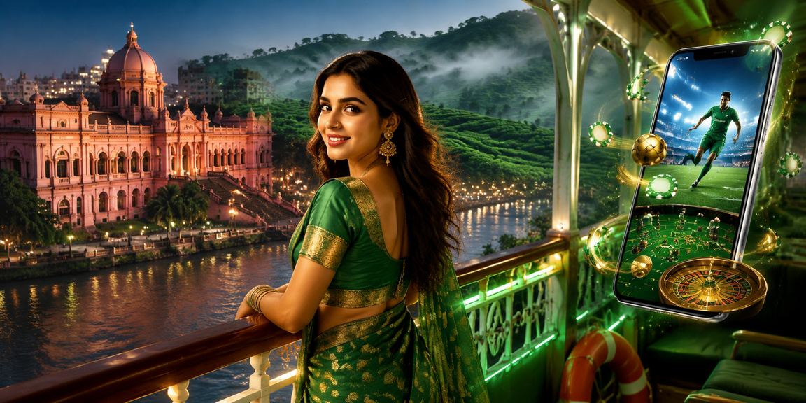 ঢাকায় মোবাইল ক্যাসিনো চা বাগান দৃশ্য