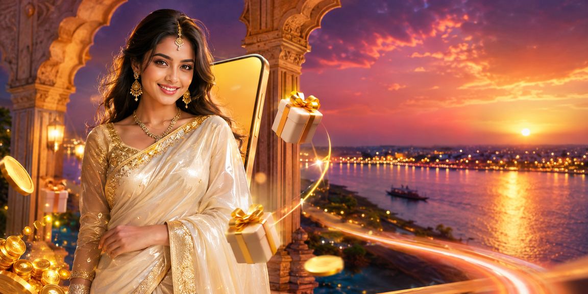 রাজশাহীতে শাড়ি পরিহিতা নারী 1777 প্ল্যাটফর্মে নিবন্ধন ও বোনাস দেখছেন