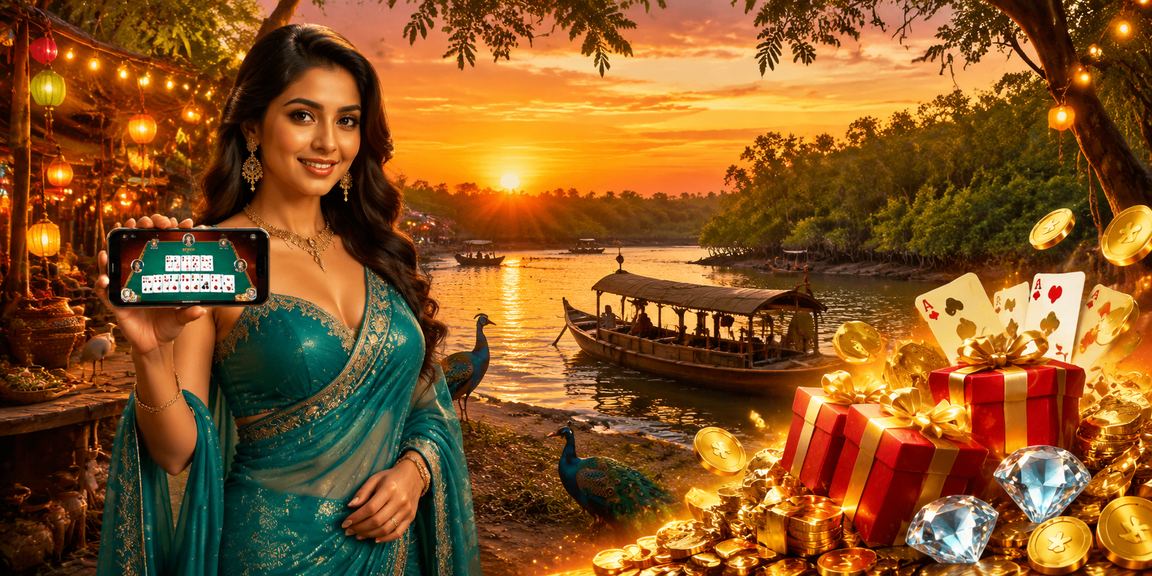 সুন্দরবনের নাইট মার্কেটে 1777 বেটিং ইভেন্টে অংশগ্রহণ করছেন স্থানীয় বাসিন্দারা